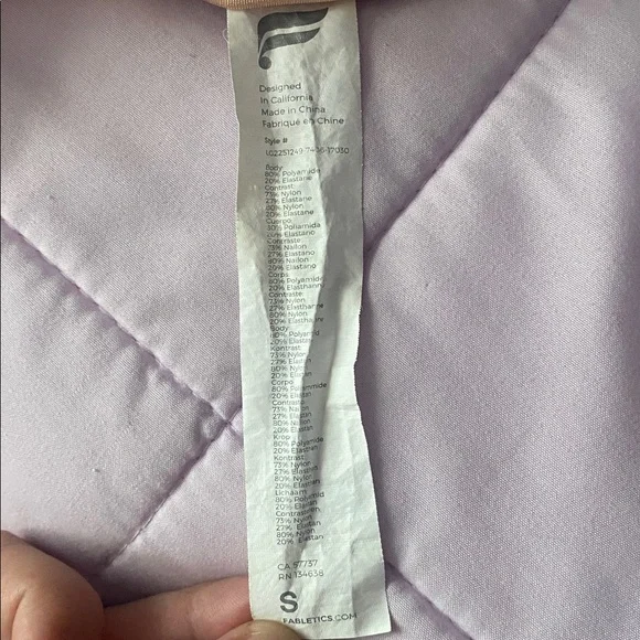 Fabletics High-Waisted Shine Maternity Leggings - Picture 9 of 9